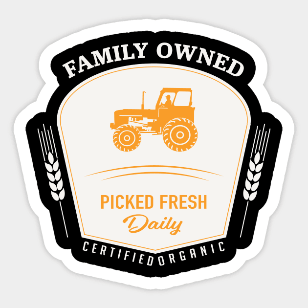 Picked Fresh Sticker by SWON Design